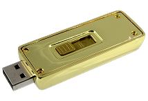 Gold Bar Flash Drive Underside Cd162