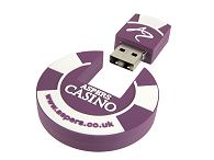 Poker Chip Flash Drive Aspers Casino Cd126