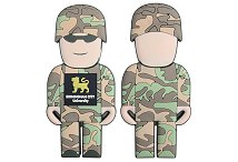 Soldier Usb Flash Drive Front Rear Cd185