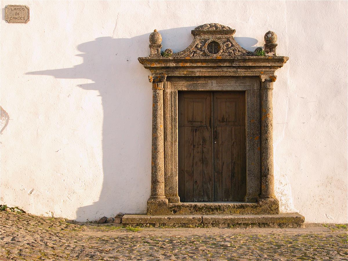 a ancient doorway in Marvao Portugal