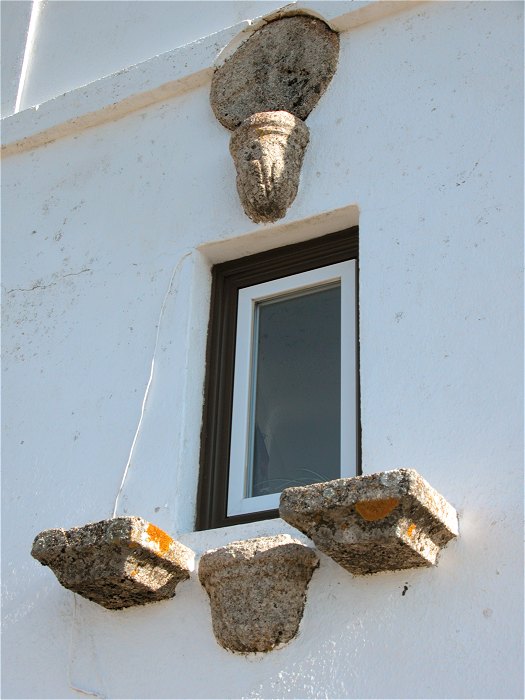 Window with granite support structure, Marvao