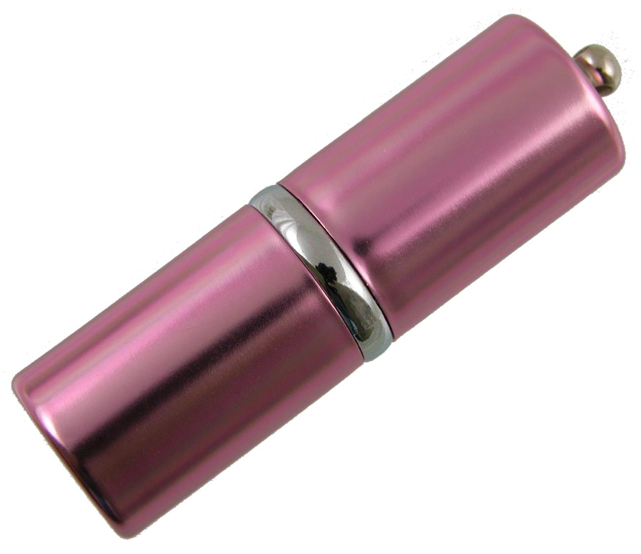 Pink Metal Lipstick Usb Stick Steel Case Cd259