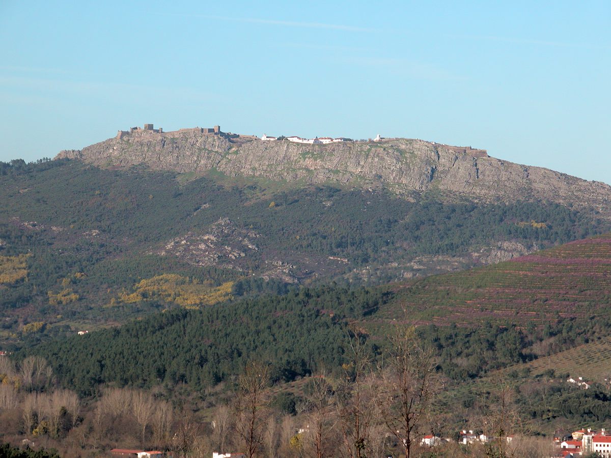 Serra do Marvao view from the south near Portagem
