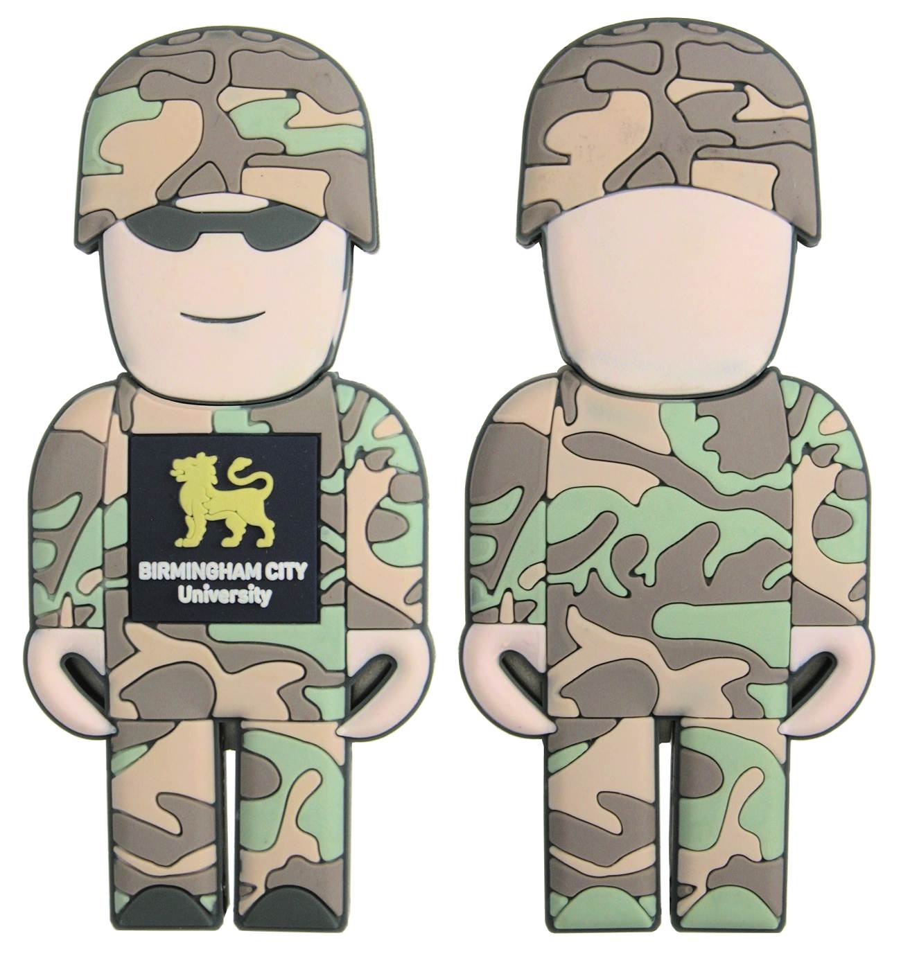 Soldier Usb Flash Drive Front Rear Cd185