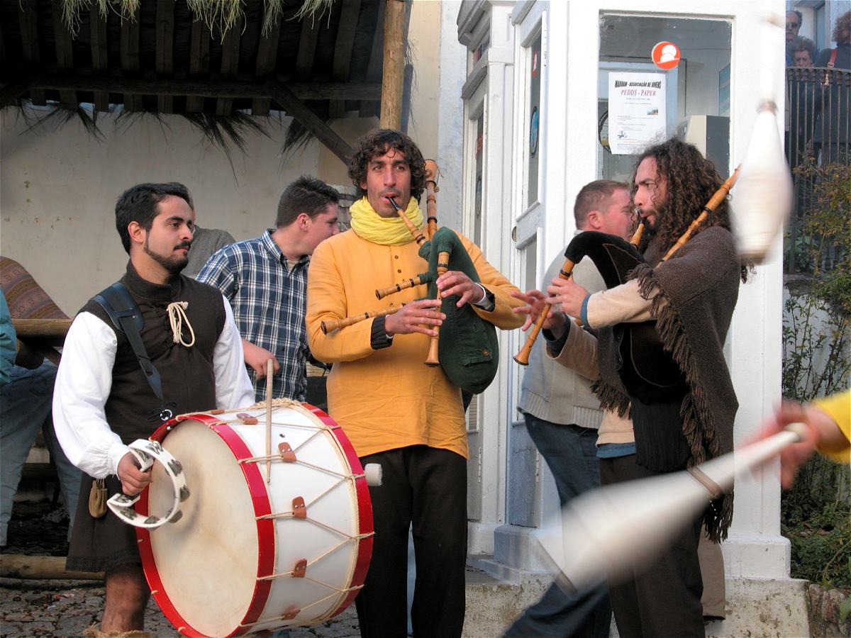 Traditional music performance Marvao Chestnut Festival
