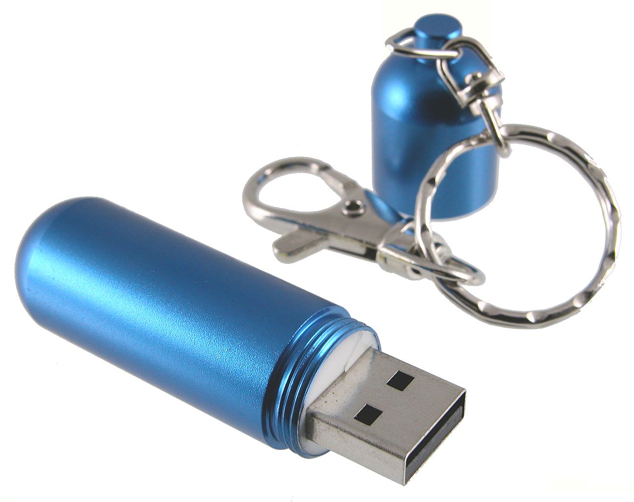 Usb Flash Drive Stainless Steel Capsule Cylinder Cd131